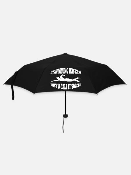 Swimmer Swimmer Swimming Woman Swimming Club - Umbrella (small) - black