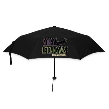 christmas cat birthday gift birthday present idea - Umbrella (small) - black - Front
