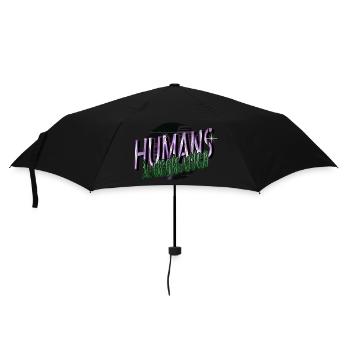 alien puns birthday alien i don't speak human - Umbrella (small) - black - Front