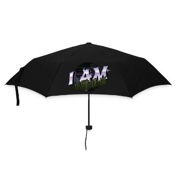 cat butt tshirts birthday cute pet big cat animal - Umbrella (small) - black - Front