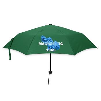 Magdeburg 1965 - Regenschirm (klein) - Flaschengrün - Vorne