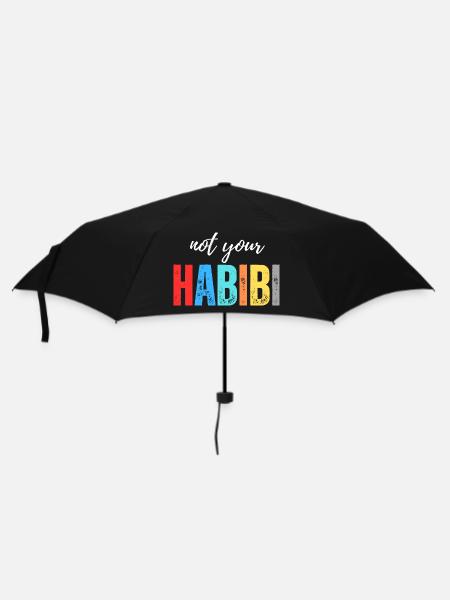Not Your Habibi - Arabic Boyfriend Name - Umbrella (small) - black