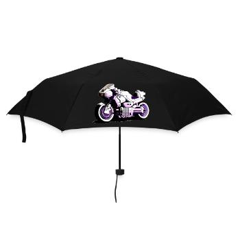Das Bike der Zukunft für jeden Motorradfahrer - Regenschirm (klein) - Schwarz - Vorne