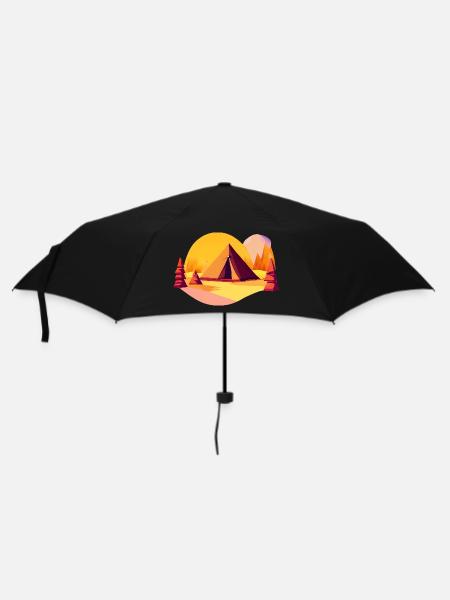 Camping Caravane Camp Tentes Cadeaux Camping-car - Parapluie standard - noir