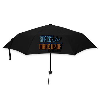 believe present astronomy night sky christmas - Regenschirm (klein) - Schwarz - Vorne