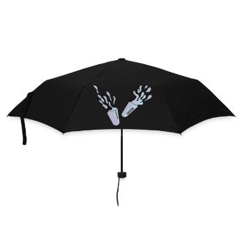 Toast - Regenschirm (klein) - Schwarz - Vorne