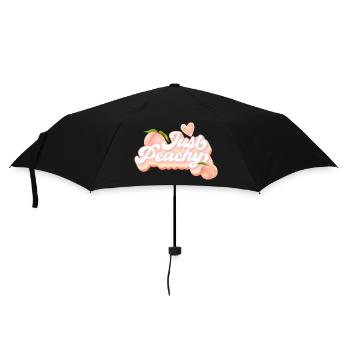 Summer Peach Design Heart Peaches Fruity - Parapluie standard - noir - Devant