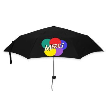 MAÎTRESSE. MERCI. MERCI MAÎTRESSE - Parapluie standard - noir - Devant