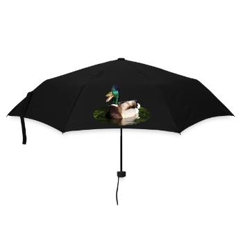Mallard duck - Umbrella (small) - black - Front