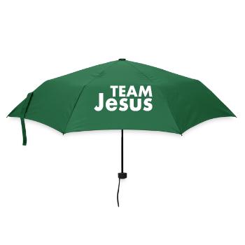 Team jesus - Umbrella (small) - bottlegreen - Front