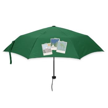 Bilder Trio - Regenschirm (klein) - Flaschengrün - Vorne