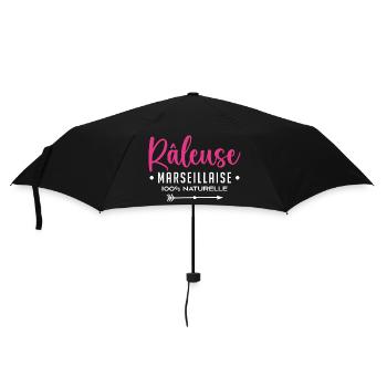 Râleuse Marseillaise 100% Naturelle - Parapluie standard - noir - Devant