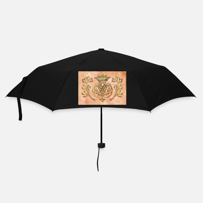 Bach Siegel / Monogramm / Wappen / Insignien - Regenschirm (klein) - Schwarz