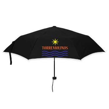 TORREMOLINOS-Eau du Soleil+Texte - Parapluie standard - noir - Devant