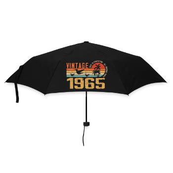 Vintage 1965 Cadeau Anniversaire - Millésime 1965 - Parapluie standard - noir - Devant