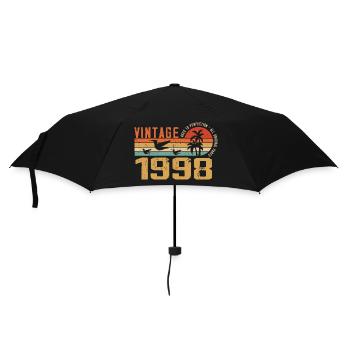 Vintage 1998 Cadeau Anniversaire - Millésime 1998 - Parapluie standard - noir - Devant