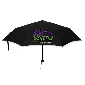 Funny Quote Animal Dinosaur Lover Comic Christmas - Umbrella (small) - black - Front
