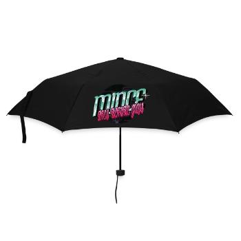 Dino Bike Lune Geek Anniversaire Drôle Citation Bday - Parapluie standard - noir - Devant