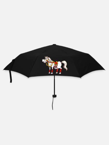 Cheval de Saint-Nicolas - Parapluie standard - noir