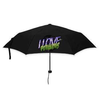 Dictons Clumpsy Dabbing cadeau manchot royal - Parapluie standard - noir - Devant