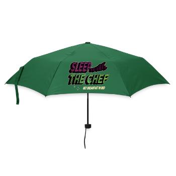 Chef (male) provocative funny pastry chef - Umbrella (small) - bottlegreen - Front