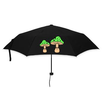 Champignons hypnotiques - Parapluie standard - noir - Devant