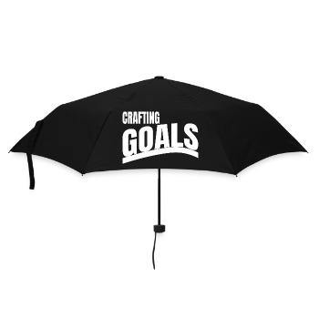 team innovation soccer game artistic originality - Regenschirm (klein) - Schwarz - Vorne