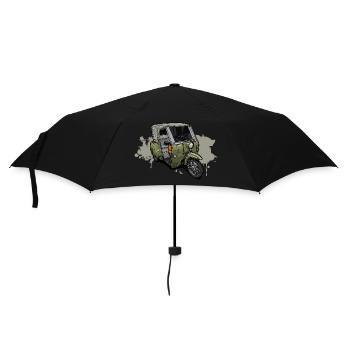 Duo DDR tricycle - illustration - Umbrella (small) - black - Front
