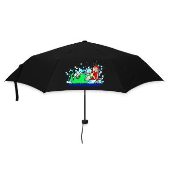 Mermaid - Umbrella (small) - black - Front