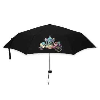 Silhouette de carrosse - Parapluie standard - noir - Devant