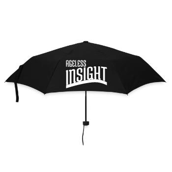 gift wisdom traditions funny sayings - Umbrella (small) - black - Front