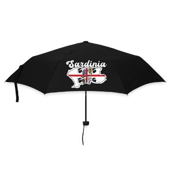Sarden Sardegna Mittelmeer Sardinien Italien - Regenschirm (klein) - Schwarz - Vorne