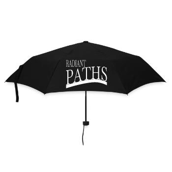 fun continuous journey funny sayings sunshine - Regenschirm (klein) - Schwarz - Vorne