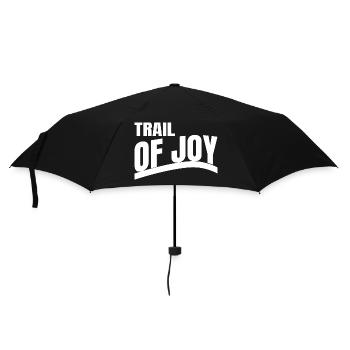 off-road cycling birthday present idea fun gift - Regenschirm (klein) - Schwarz - Vorne