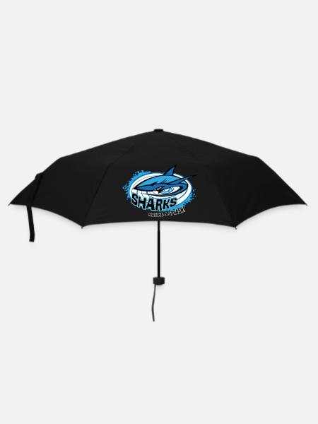 Hai - Regenschirm (klein) - Schwarz