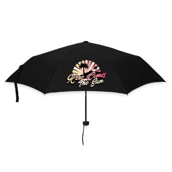 Here Comes The Sun - Umbrella (small) - black - Front