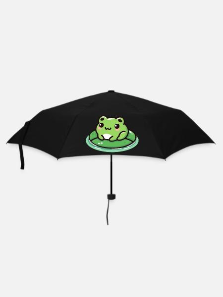Grenouille sur Lilypad : Tout simplement adorable - Parapluie standard - noir
