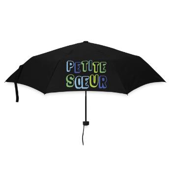 Little sister, birth, pregnancy - Umbrella (small) - black - Front