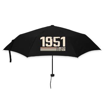1951 Millésime 1951 Anniversaire 1951 Rétro 1951 - Parapluie standard - noir - Devant