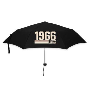 1966 Millésime 1966 Anniversaire 1966 Rétro 1966 - Parapluie standard - noir - Devant