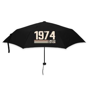 1974 Vintage 1974 Birthday 1974 Retro 1974 - Umbrella (small) - black - Front