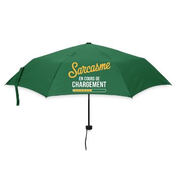 Sarcasme en cours de chargement - Parapluie standard - vert bouteille - Devant