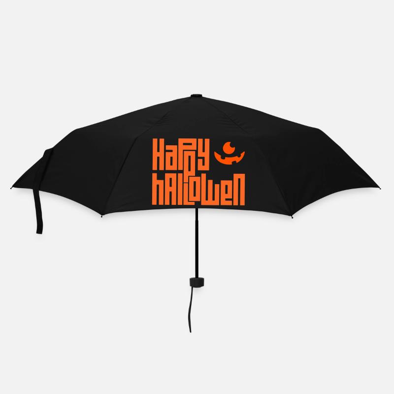 Fröhliches Halloween - Regenschirm (klein) - Schwarz