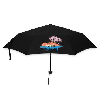Caraïbes - Parapluie standard - noir - Devant