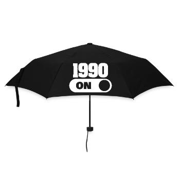 1990 - Regenschirm (klein) - Schwarz - Vorne
