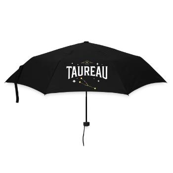 Signe astro taureau - Parapluie standard - noir - Devant