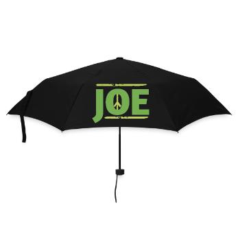 Joe in peace sign graphic - Umbrella (small) - black - Front
