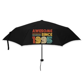 Awesome Since 1995" – Retro Vintage 30th Birthday - Umbrella (small) - black - Front
