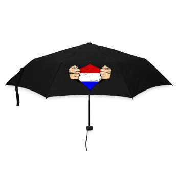 Holland flag design used - Umbrella (small) - black - Front