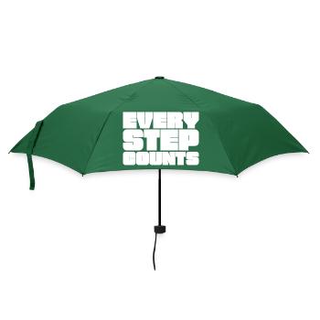 Every step counts - Umbrella (small) - bottlegreen - Front